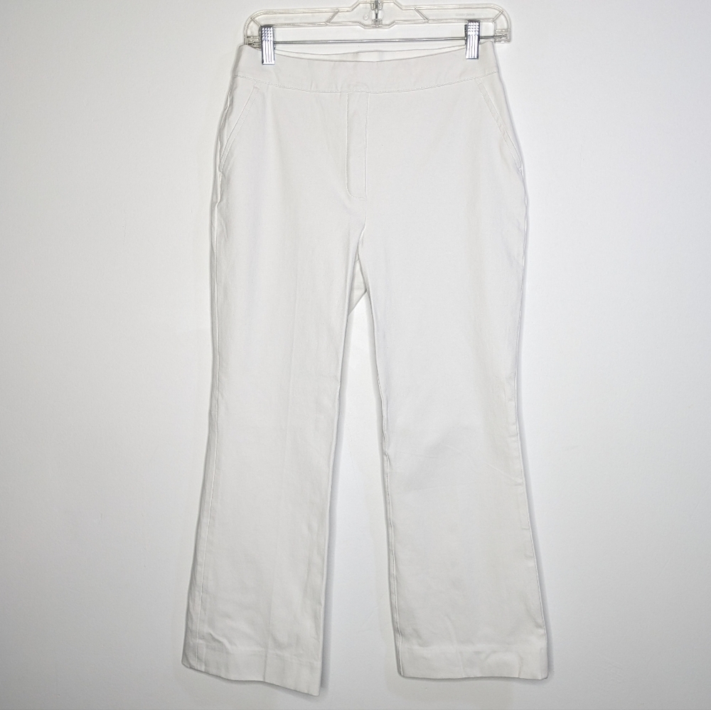 Spanx White On The Go Petite Cropped Kick Flare Pant